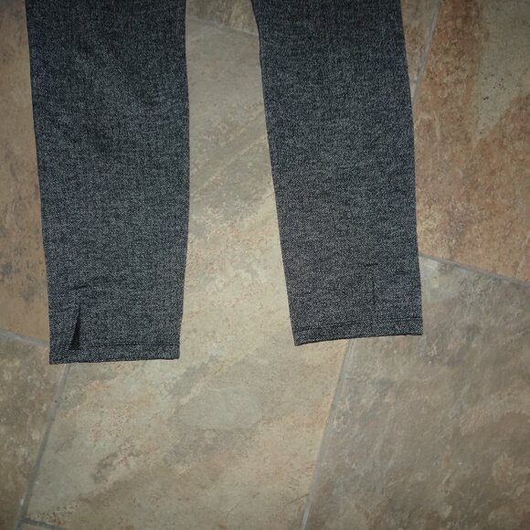 Athleta Metro High Waisted Leggings Herringbone Stretch Pants Womens Medium Gray - Picture 5 of 15